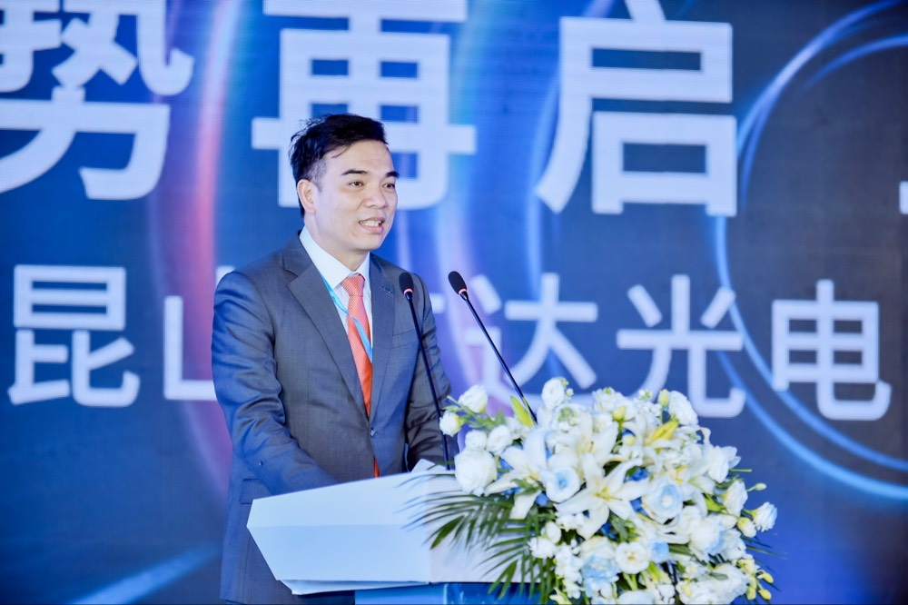 k8凯发(中国)执行长暨总经理柯富仁于启用仪式致词