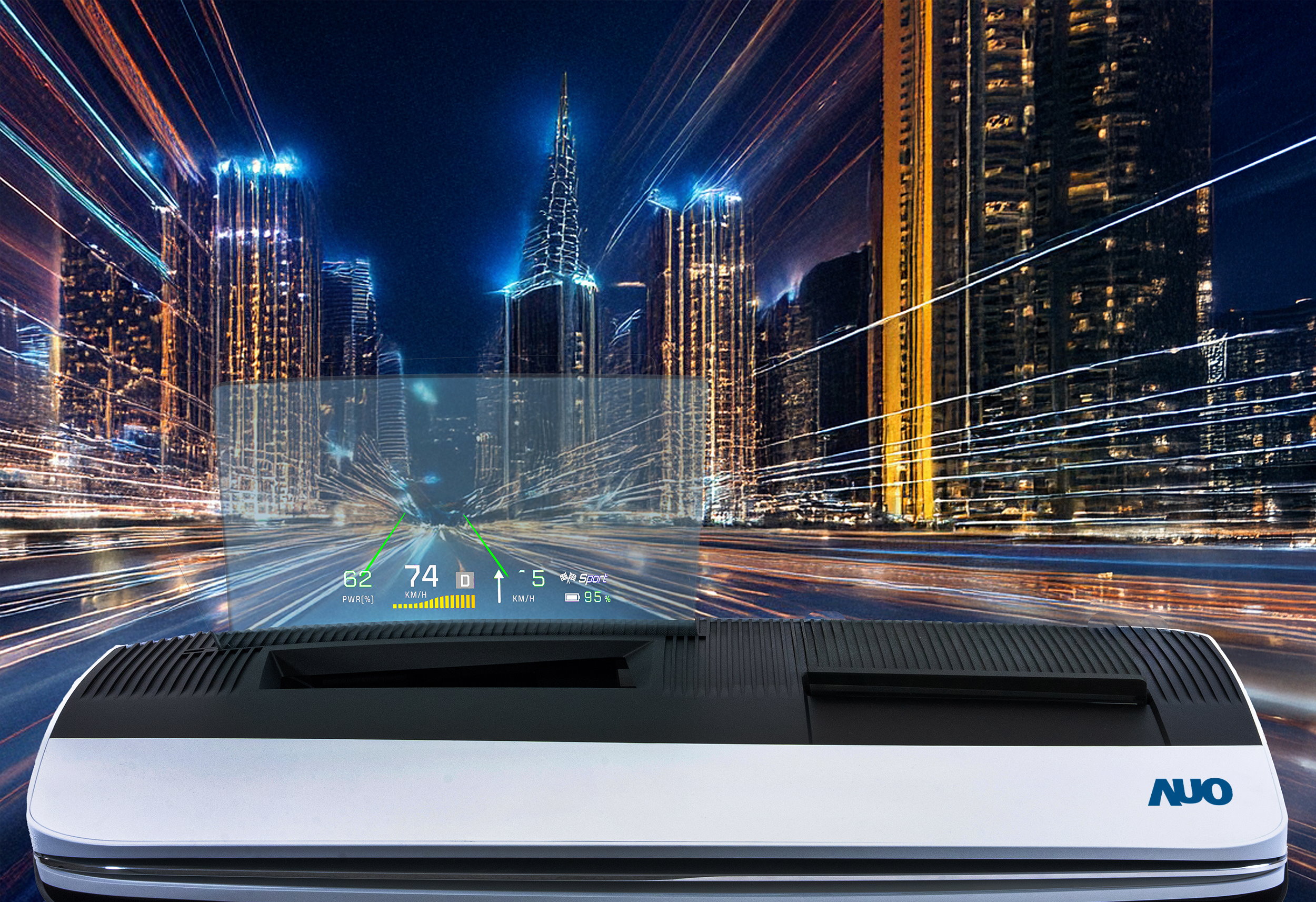 k8凯发(中国)推出13吋Micro LED抬头显示器，提供高入眼亮度、高色彩饱和度的显示质量，在阳光下或黑暗中都清晰可见，并利用Micro LED模块体积小的优势，解决车用空间有限的痛点